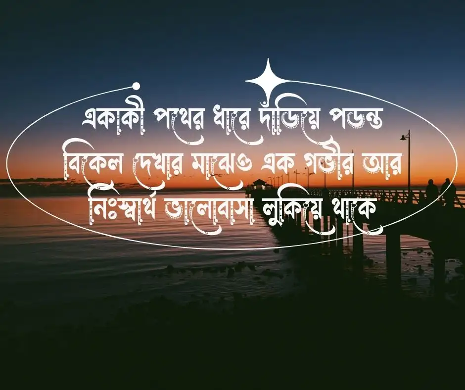 পড়ন্ত বিকেল নিয়ে ক্যাপশন