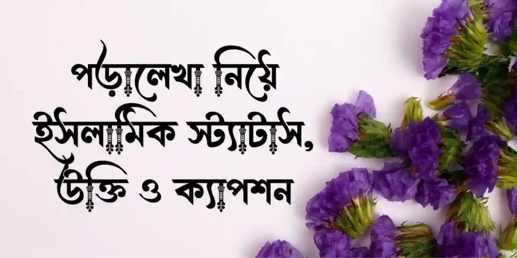 পড়ালেখা নিয়ে ইসলামিক স্ট্যাটাস, উক্তি ও ক্যাপশন