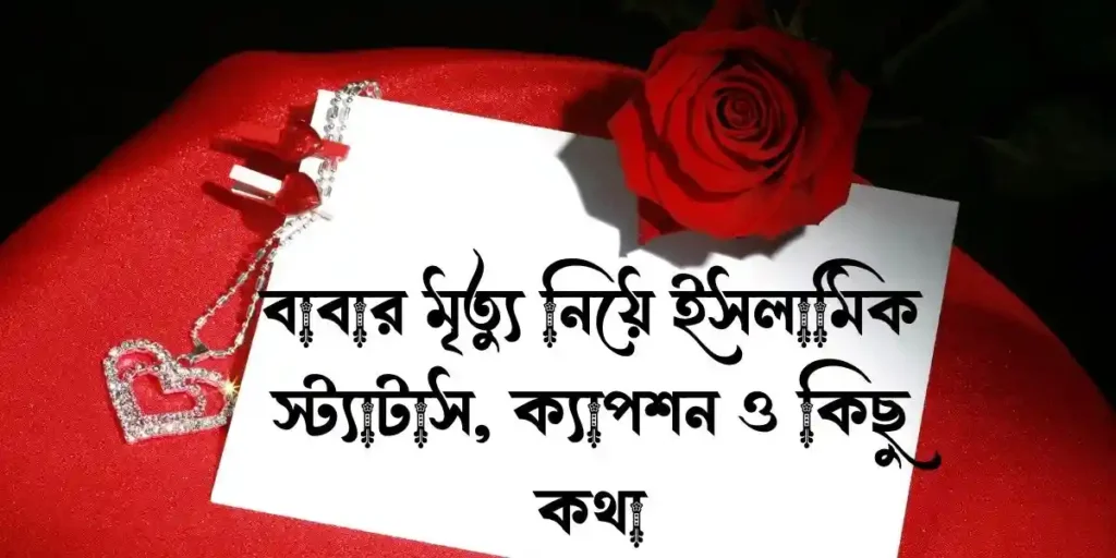 বাবার মৃত্যু নিয়ে ইসলামিক স্ট্যাটাস, ক্যাপশন ও কিছু কথা