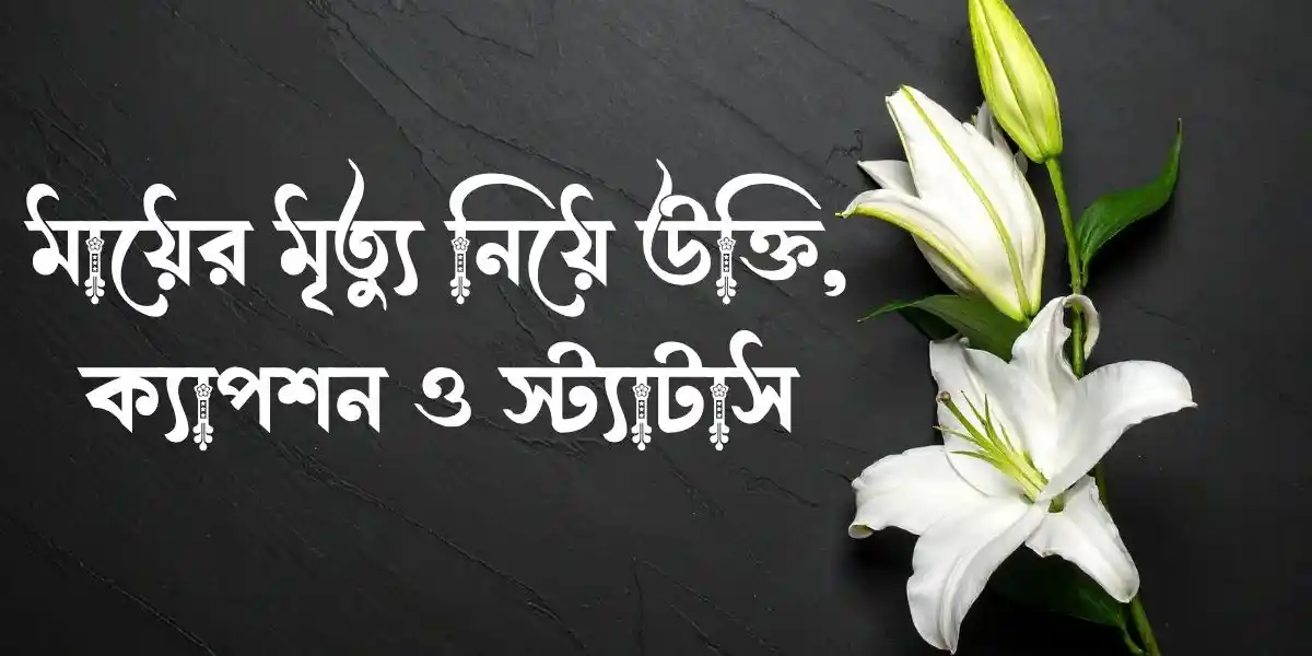 মায়ের মৃত্যু নিয়ে উক্তি, ক্যাপশন ও স্ট্যাটাস