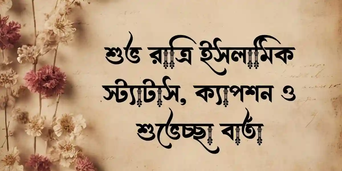 শুভ রাত্রি ইসলামিক স্ট্যাটাস, ক্যাপশন ও শুভেচ্ছা বার্তা